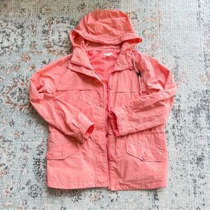 J.Crew nylon windbreaker & rain jacket - size medium